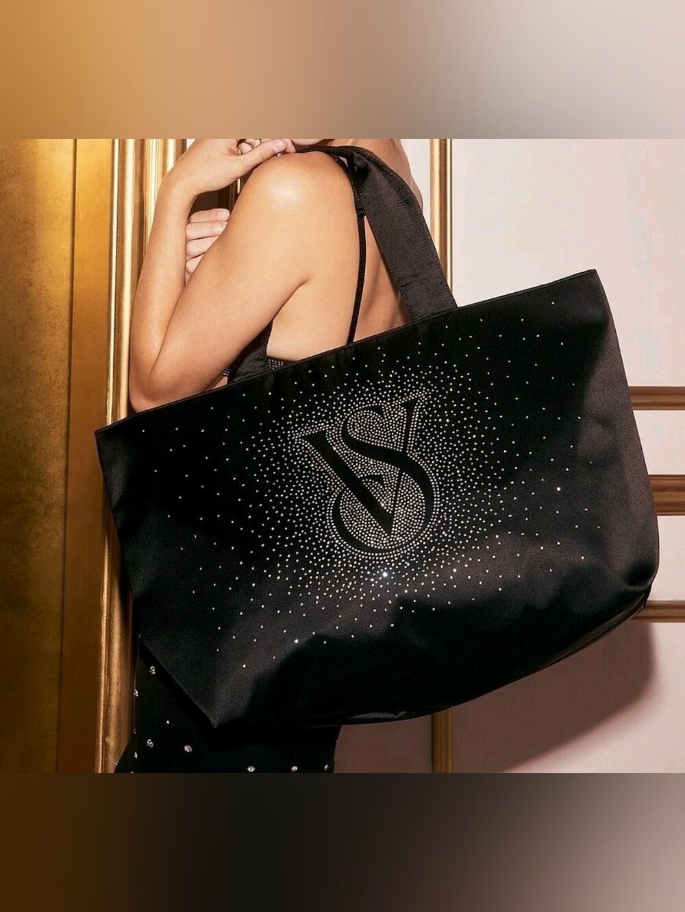 Victoria's Secret NWT Shine Tote Bag.